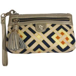 Spartina 449 Tassel Wristlet in Harbor Light GUC